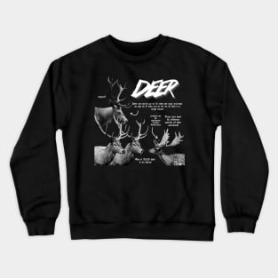 Deer Fun Facts Crewneck Sweatshirt